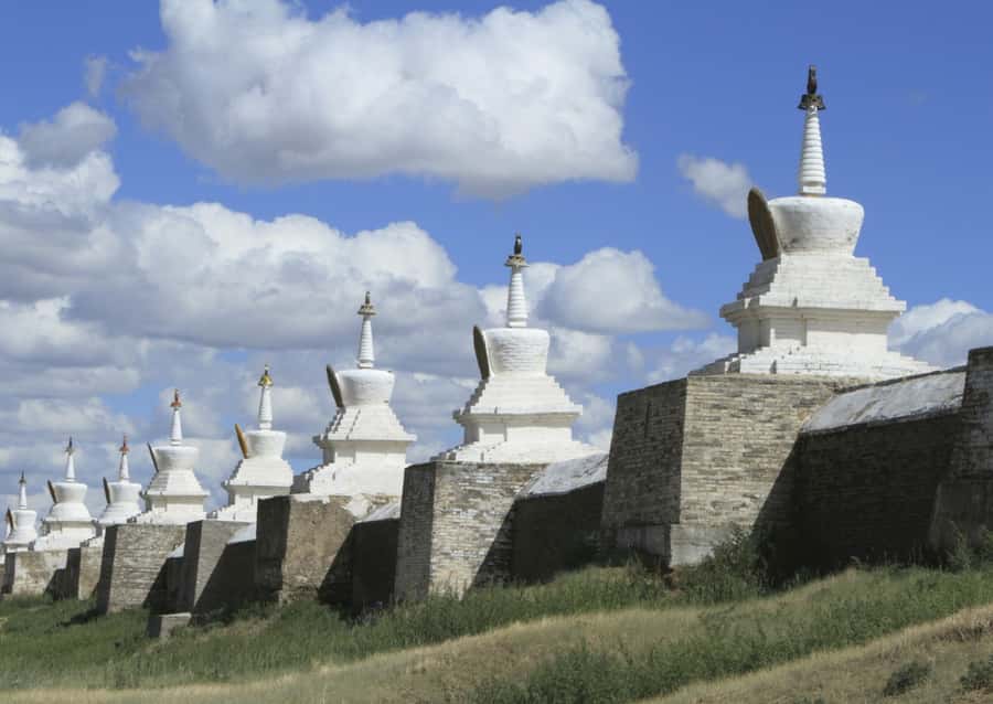 4 Day Central Mongolia - Day 2: Orkhon Valley Waterfall and horseback riding on dirt roads