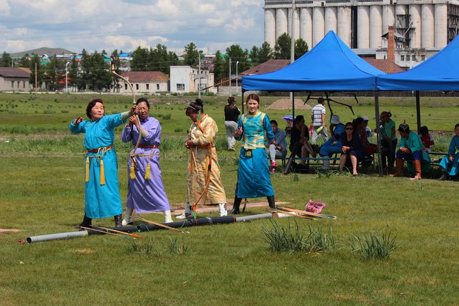 Naadam Festival 2025 a day trip - National Stadium Opening Ceremony: President, Parachutes, Wrestling Starts Fast